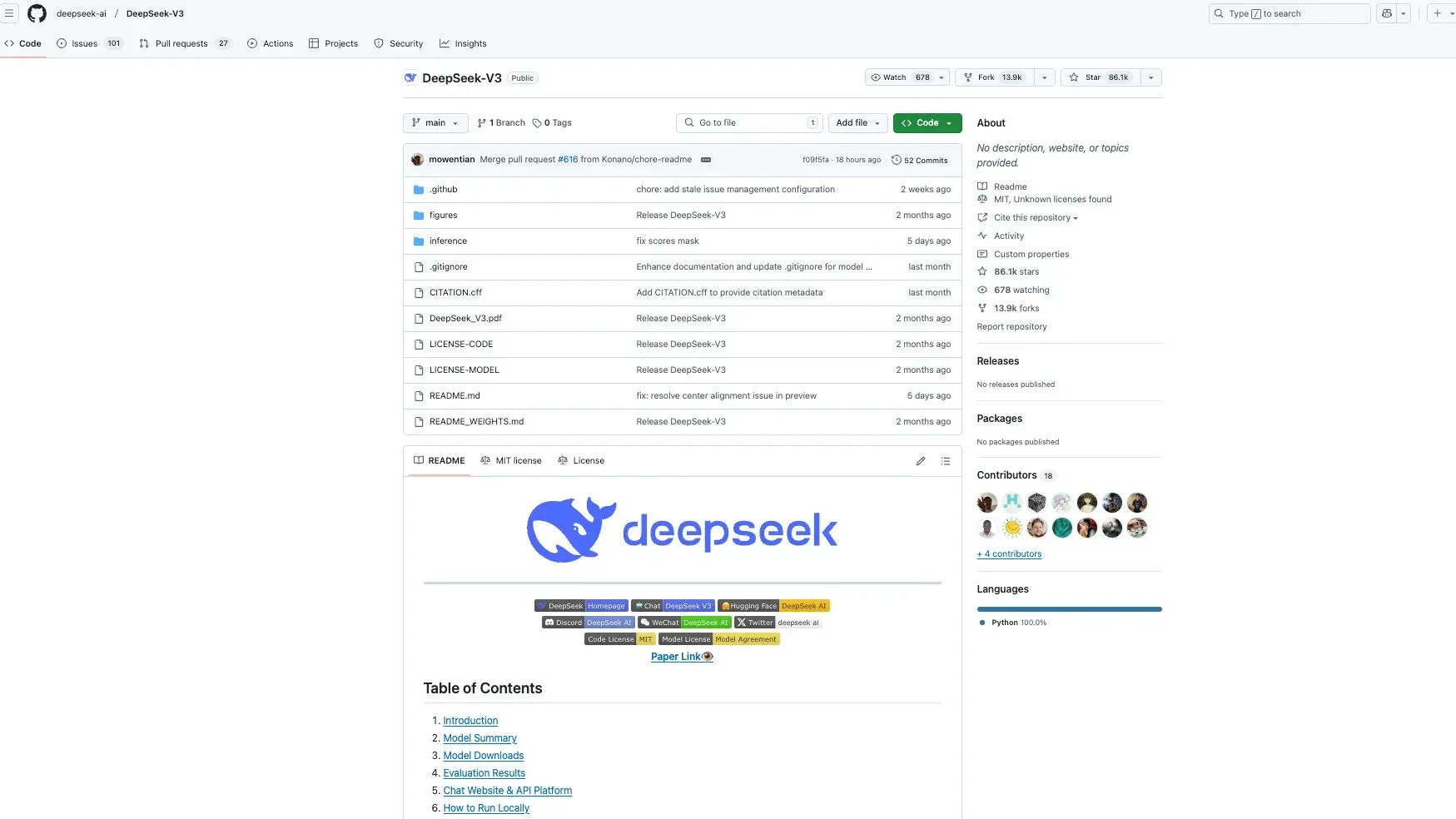 GitHub DeepSeek